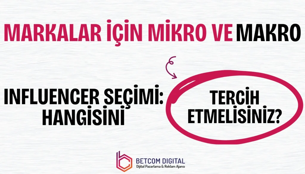 Markalar İçin Mikro ve Makro Influencer Seçimi: Hangisini Tercih Etmelisiniz?