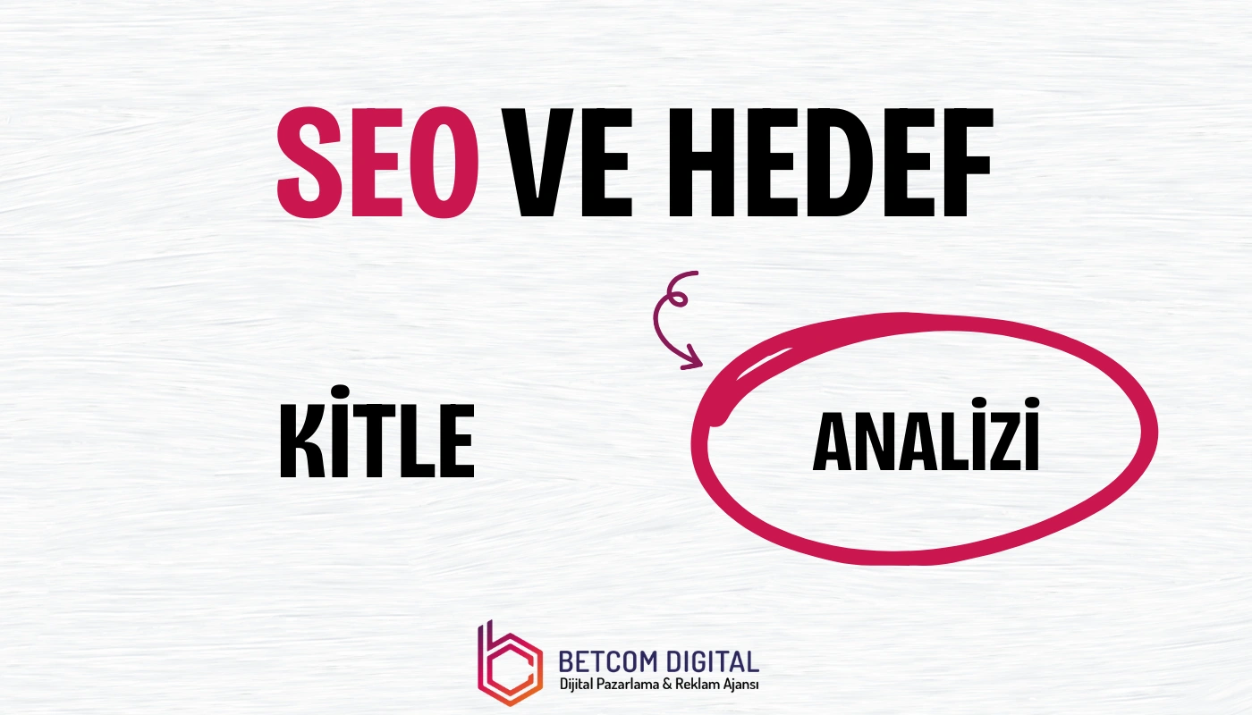 SEO hedef kitle analizi sürecini görselleştiren grafik.